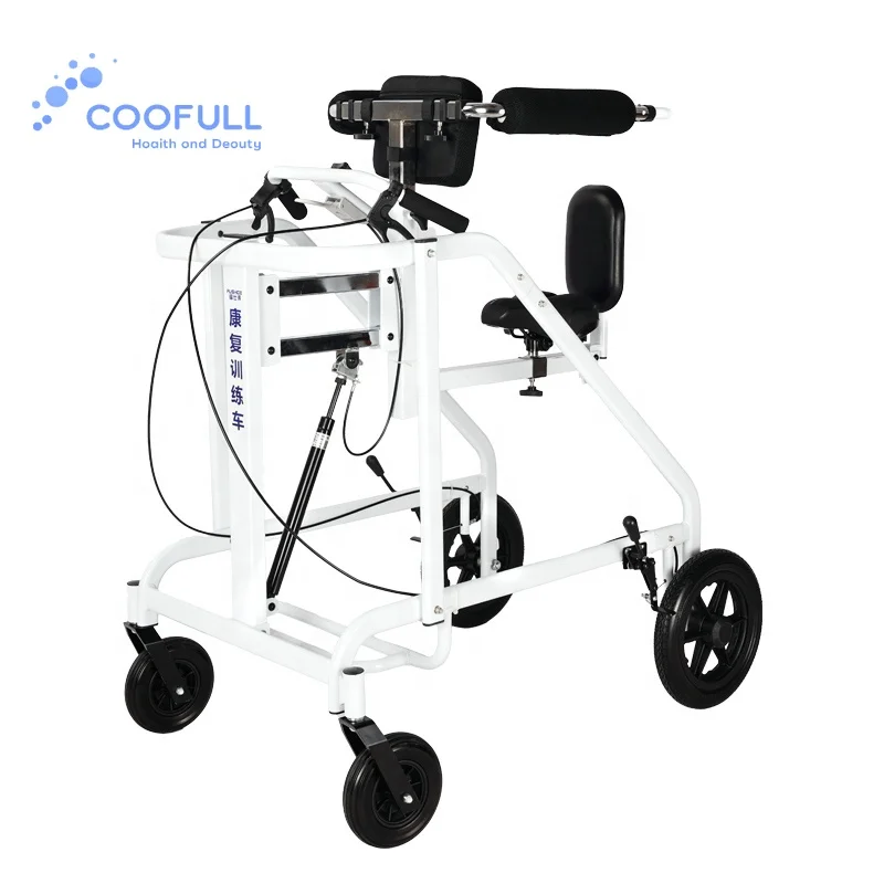 Coolfull Adjustable Gait Trainer Walker Home Care and Hospital Rehabilitation Equipment for Disabled Kids Elderly Walking Aid