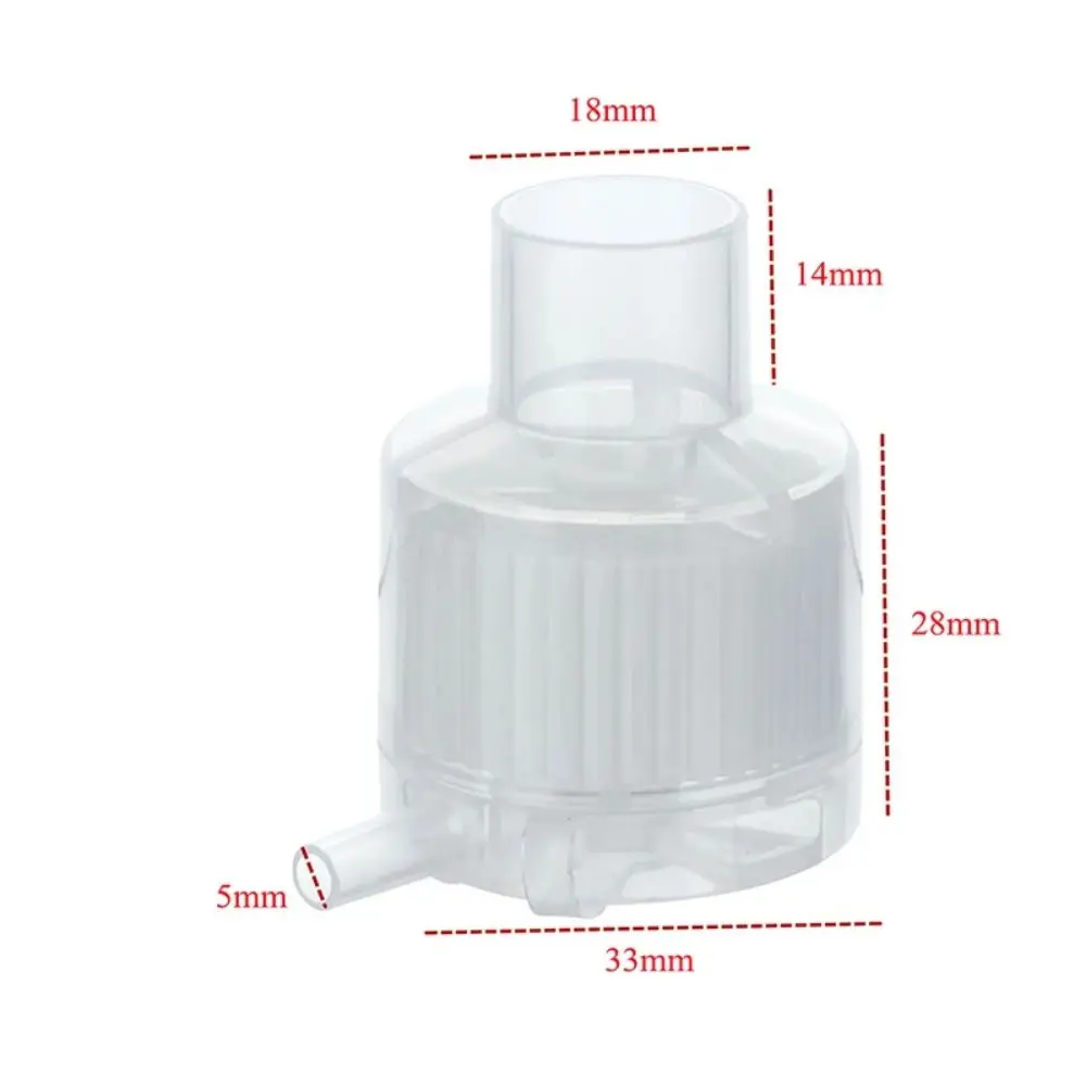 1Pcs Disposable Breathing Filter Steriled Heat Moisture Exchangers Tracheostomy Trach Vent HME Filter