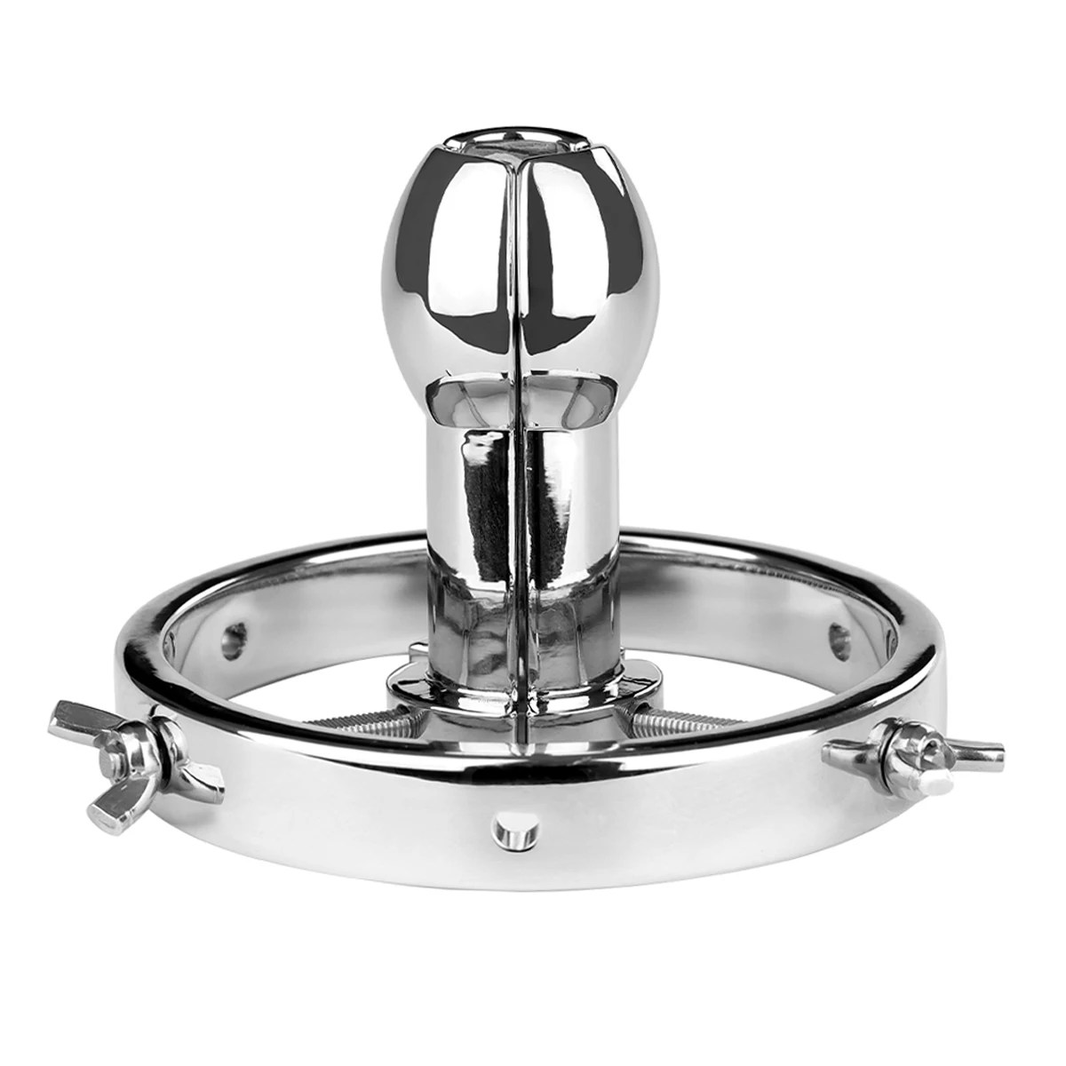 Metallo enorme dilatatore anale espansore anale dilatatore vaginale ano Speculum Hollow Butt Plug Speculum vaginale donne uomini giocattoli adulti del sesso