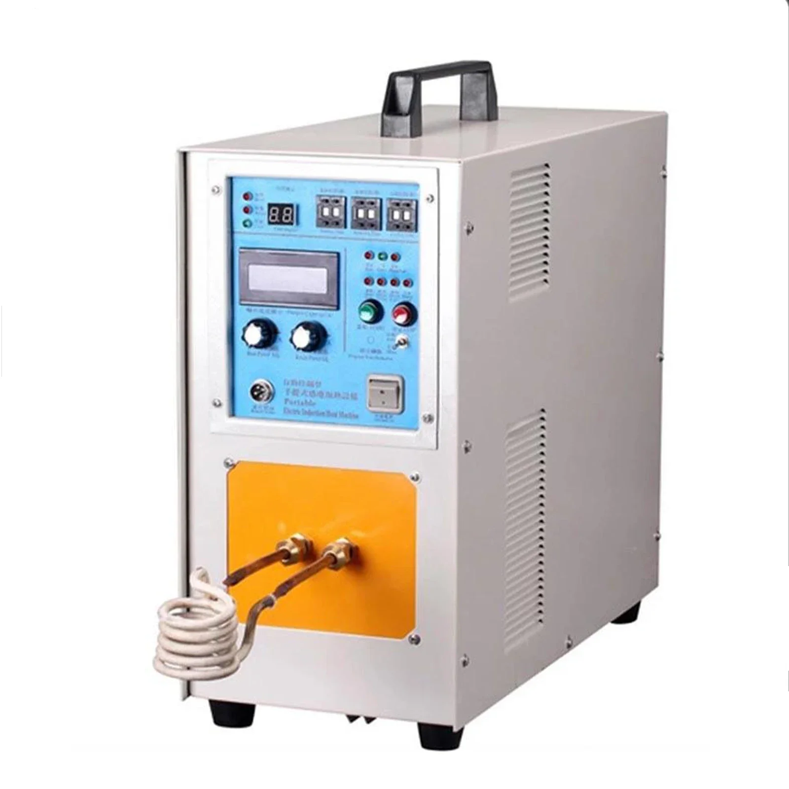 

High frequency induction heating machine 15KW small high frequency welding equipment Copper tube turning tool alloy welding