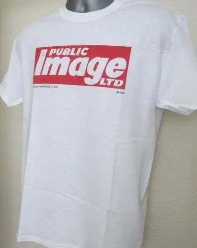 Public Image Ltd T Shirt 038 Retro Music White