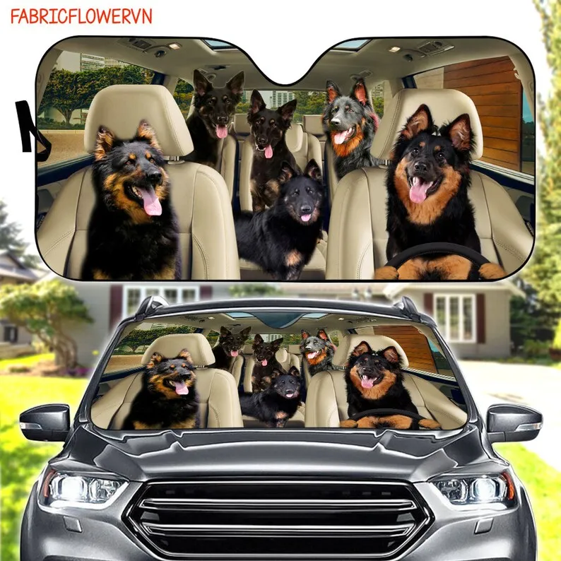 

Bohemian Shepherd ( Chodsky pes) Car Sunshade, Dog Car Decoration, Dog Windshield, Dog Lovers, Dog Car Sunshade, Gift For Mom, G