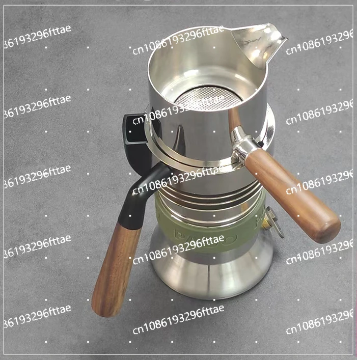 Italian 58mm Domestic Stainless Steel Concentrated Coffee Pot Steam Mocha Pot Extractor