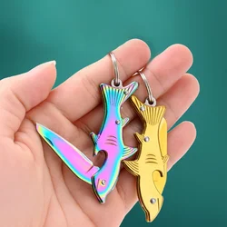 2024 new  Mini Folding Knife Outdoor EDC Convenient Tool Unwrapping Express Delivery Keychain Pendant Folding Knife Fruit Knife