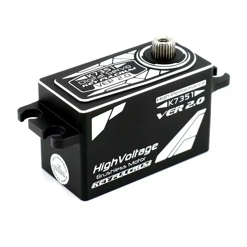 

KeyFulcrum KF K7351 V2 low profile rc servo High-Speed digital hv Brushless motor 16.5kg 0.042sec 6-8.4V 1/10 RC car metal gear