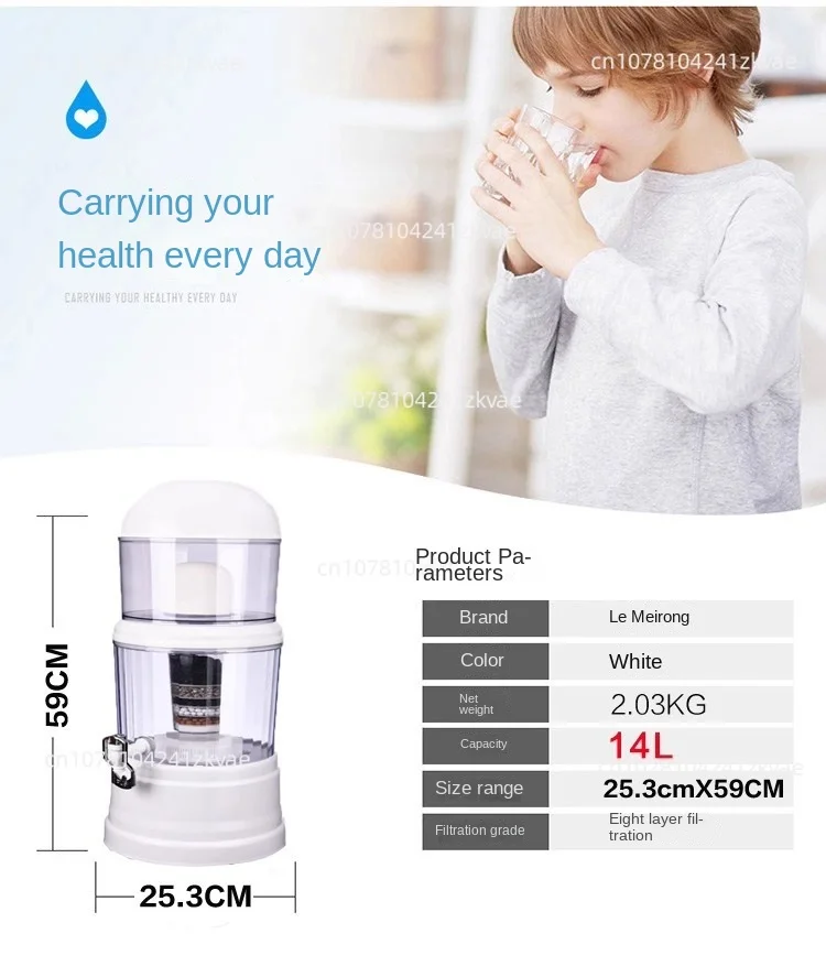 large-capacity Water Purifier Household  Pure  Filter Drinking  filtro carbon activo