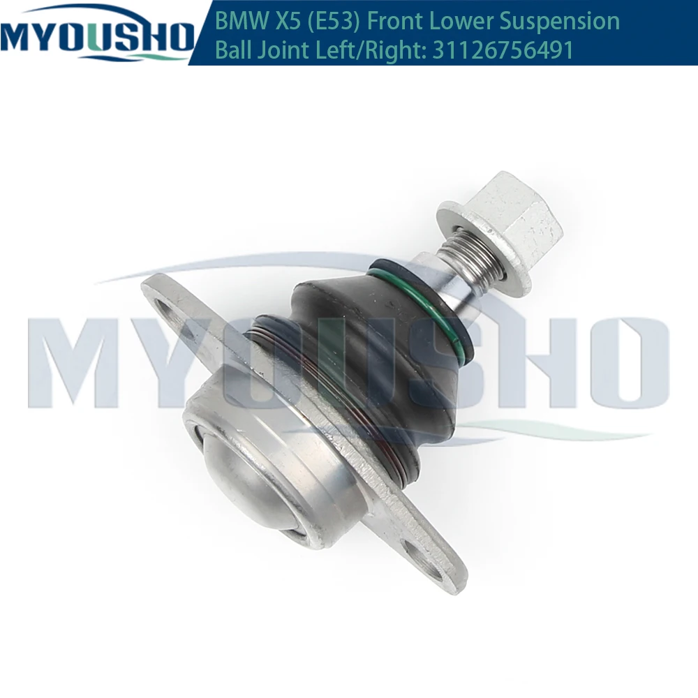 Myousho For BMW X5 Series E53 3.0d 3.0i 4.4i 4.6is 4.8is 2000~2007 Front Lower Left Right Suspension Control Arm Ball Joint