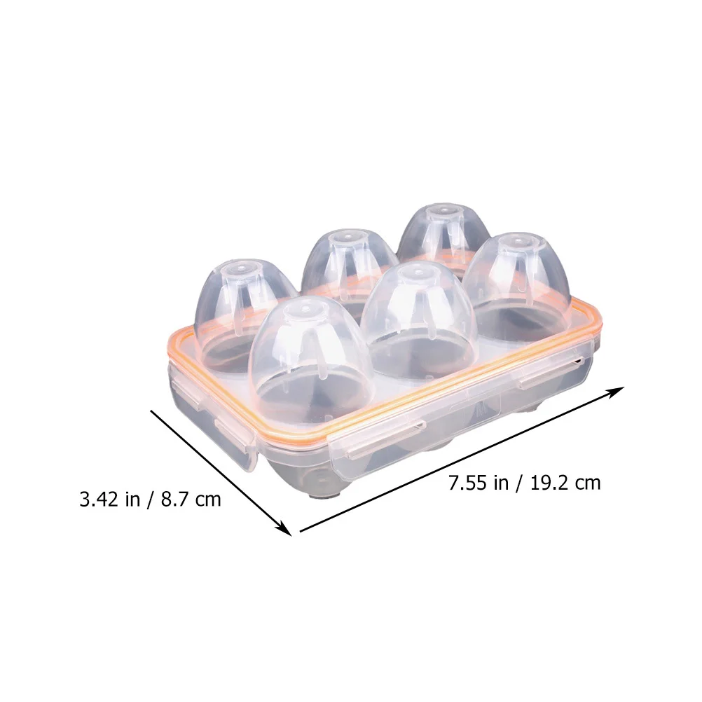 

Refrigerator Egg Portable Container Pp Carton Waterproof Eggs Storage Organizer