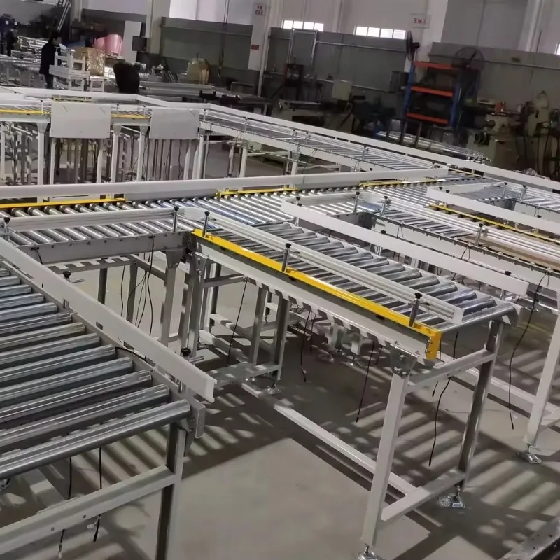 up transfer diverter conveyor for Intelligent warehouse, chain conveyor 90 degree diverter Pop up belt transfer conveyor