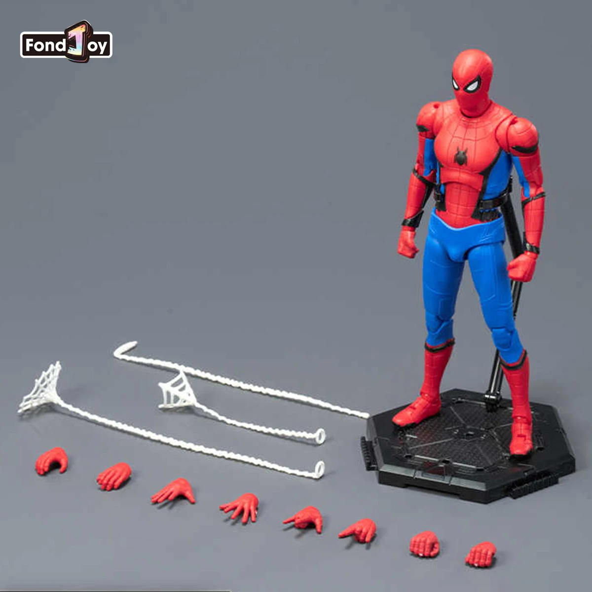 شخصية مارفل سبايدر مان بمقياس 1/12 بدلة ستارك أنيمي مجموعة تمثال نموذج لعبة تمثال لعيد الميلاد وهدية عيد الميلاد