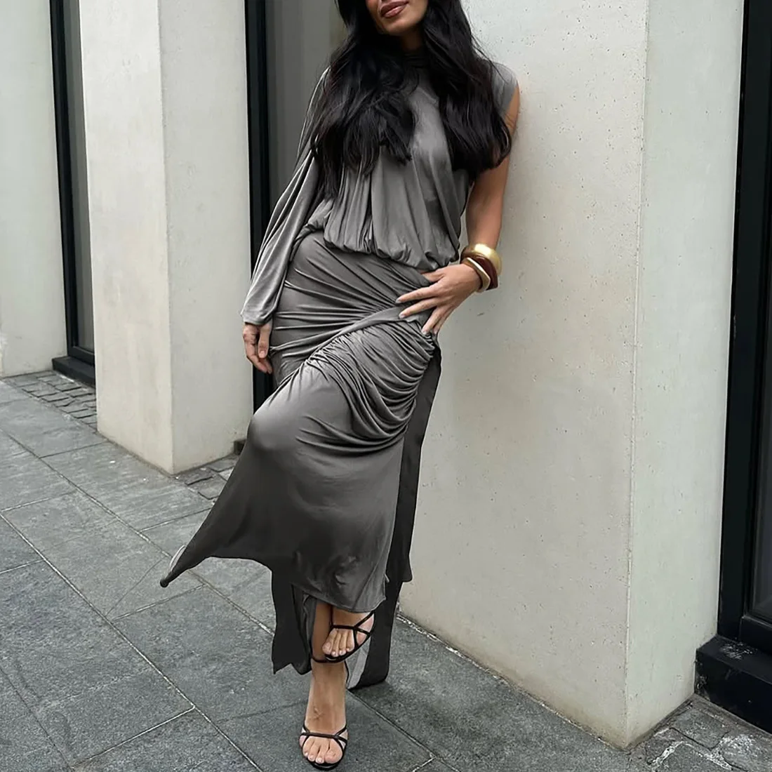 Bodycon vestido elegante mulher festa de casamento montagem único chique exclusivo em camadas espinha de peixe clássico fantasia mini magro cocktail senhoras