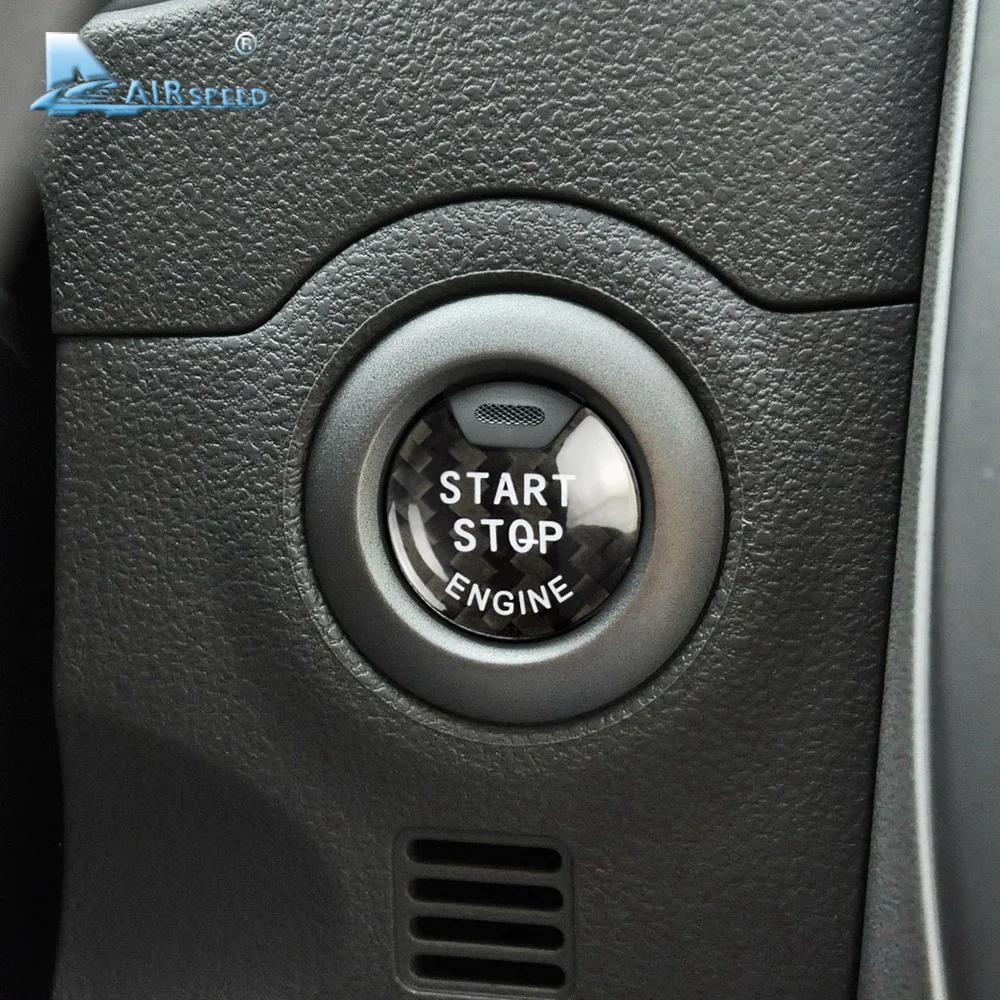 

Carbon Fibe for Nissan Bluebird Terra Sylphy Murano Tiida Teana Sunny Cima March Car Engine Start Button Ignition Device Sticker