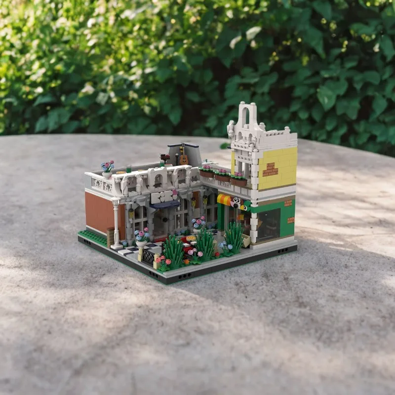 

1813PCS MOC Building Blocks Restaurant & Pet Store STEM Gift Enhances Kids Creativity Educational Birthday Toy