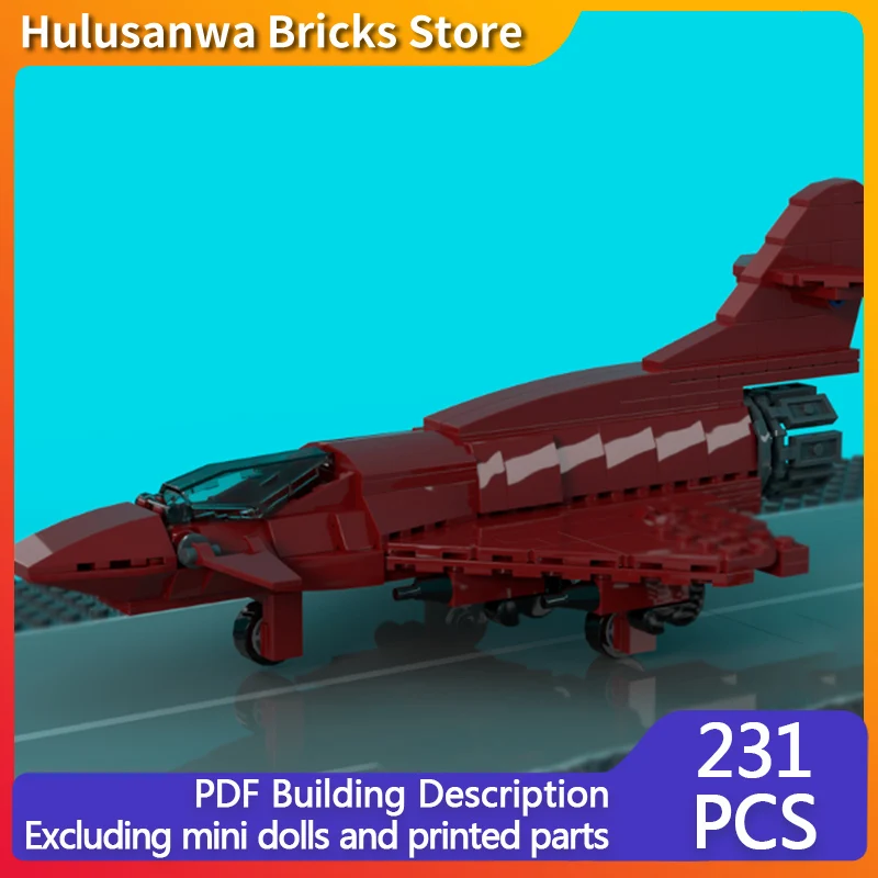 

FX-19 Modern Military Fighter Jets Model MOC Building Bricks War Equipment Modular Technology Gift Holiday Assemble Children Toy