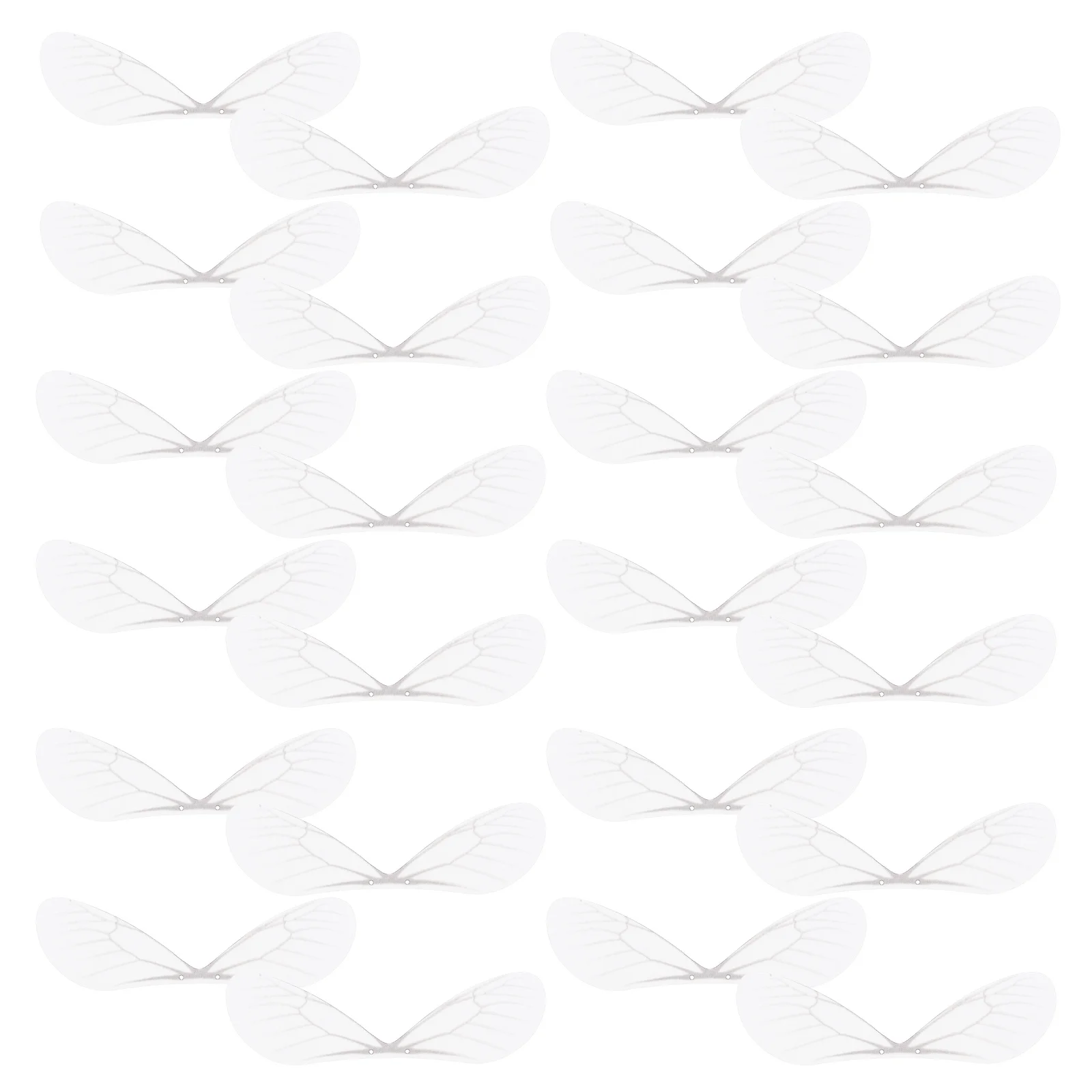 

100pcs White Dragonfly Wings Charms Lightweight Diy Earring Pendants Necklace Making Jewelry Craft Supplies Fashion Decor Art