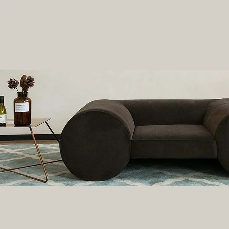 U-shaped cylindrical INS style modern homestay single-seater and multi-person personalized uniquely shaped sofas