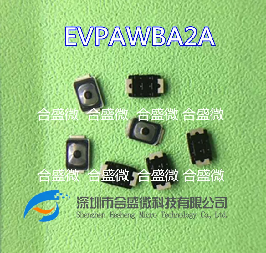 10PCS Key Switch EVPAWBA2A Patch 2Pin 3*2*0.6MM Slim Small Switch For Mobile Phones