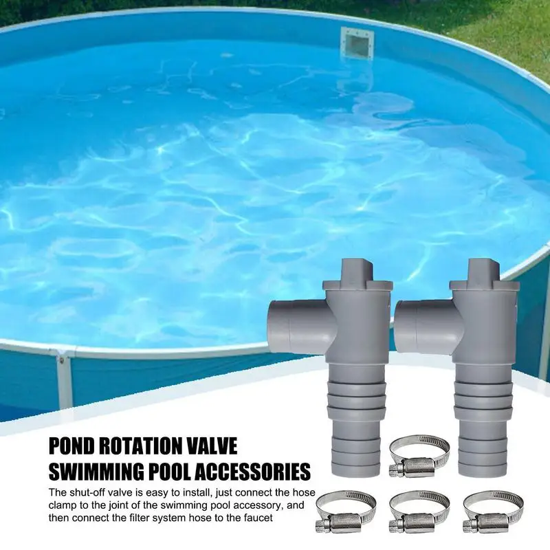 

Above Ground Pool Shut Off Valves Pool Plunger Valve Replacement Pool Pipe Holder Reliable Replacement For Pool Pump Maintenance