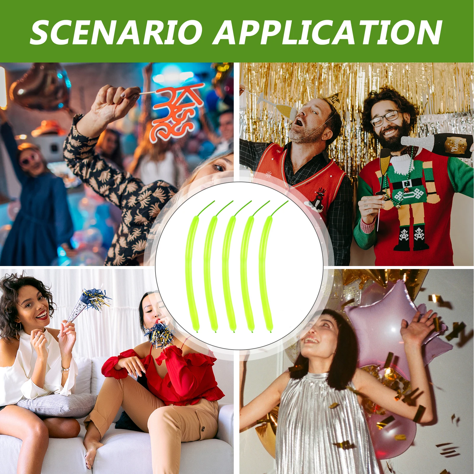 

100pcs Creative Balloons Long Latex Twisting Balloons For Party Wedding Birthday Festival Decorative Event Party Supplies