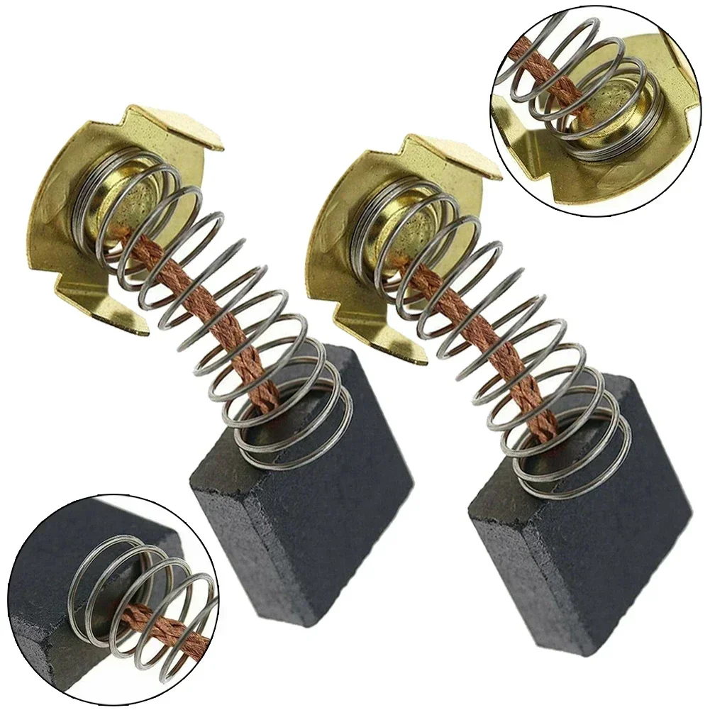 

2pcs Carbon Brush Electric Hammer Angle Grinder Graphite Brush Replacement For CB-204 Power Tools