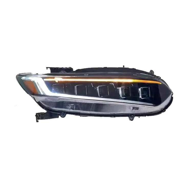 

Car Accessories Head Lights 5-Eye Lens Headlamps LED Headlights for Handa Accord 10th2018-2022 Bugatti Style