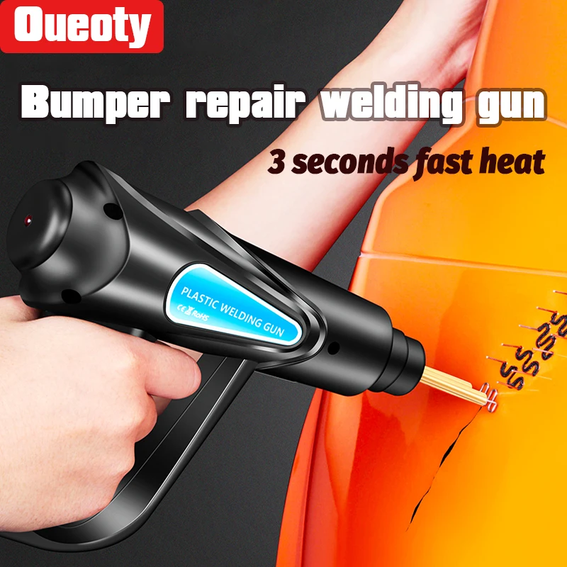 

70W Welder Heat Gun Welding Machine Car PVC Plastic Bumper Repair Tool Plastic Bumper Soldering Iron Garage Tools Hot Stapler