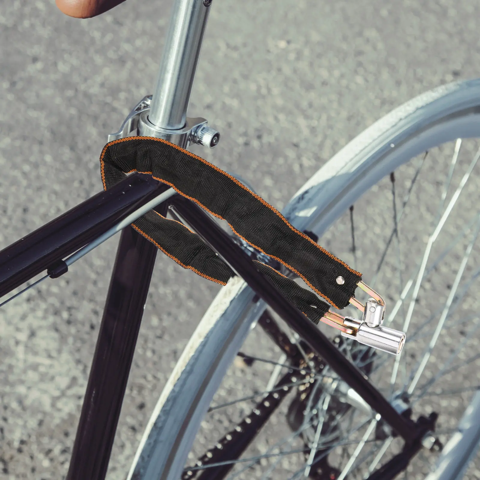

Portable Bike Chain Lock Keyless Anti Theft Cable Lock for Bicycle Motorcycle Outdoor Security Cable Locks Bike Locks