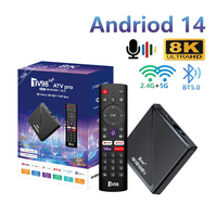 Android 14 TV Box 8K Set Top Box Allwinner H313 HD 4K Quad Core 5G Dual Wifi BT5.0 Support Smart Voice control Remote Control