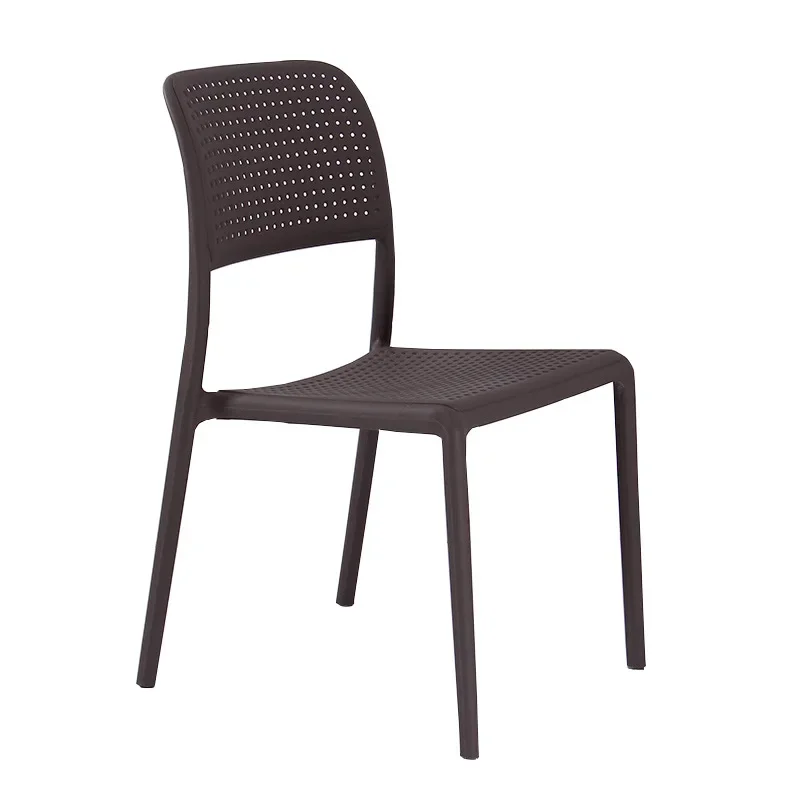 

Plastic Back Chair Adult, Restaurant Chair European Dining Chair Modern Simple Conference Creative Leisure Wholesale
