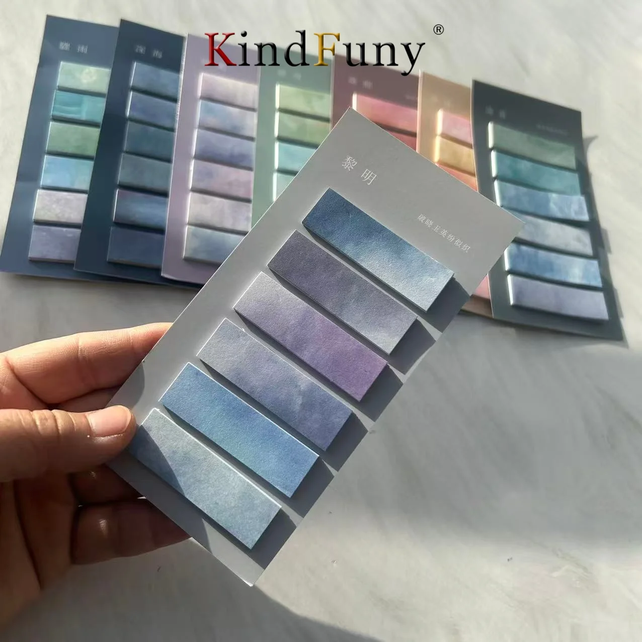 120 Sheets Self-Adhesive Sticky Notes Cute Index Memo Pad Bookmark Annotation Books Page Marker Stationery Supplies