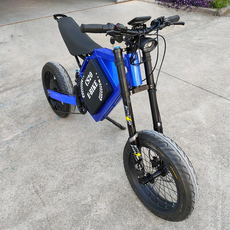 CS20 12000 Watt Electric Bike Powered By 72 Volt 40AH Battery Long Ebike