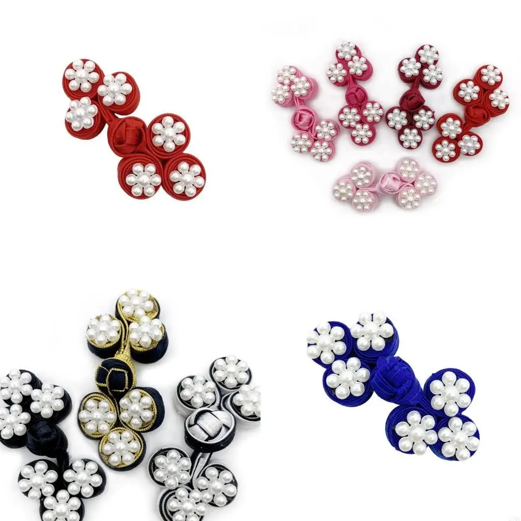 37ME Chinese Closures Buttons Beaded Chinese Buttons Handmade Sewings Fasteners