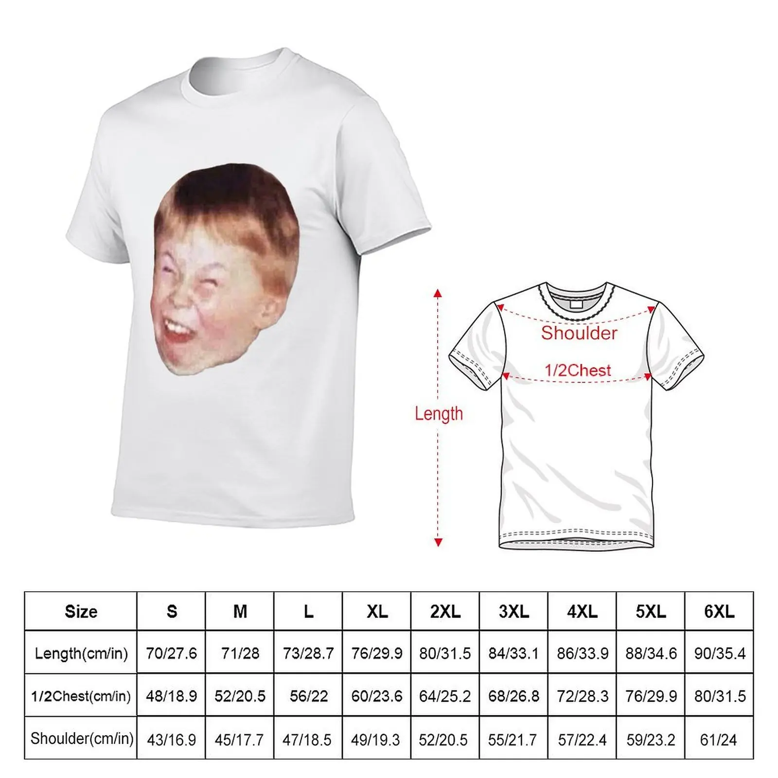 Little Kid Redhead Fat Laughing Mocking Funny Meme Face T-Shirt graphic t shirt vintage vintage men t shirts high quality