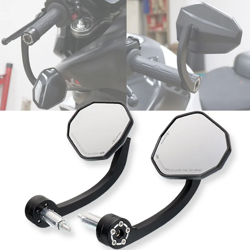 Motorcycle Bar End Mirror 7/8