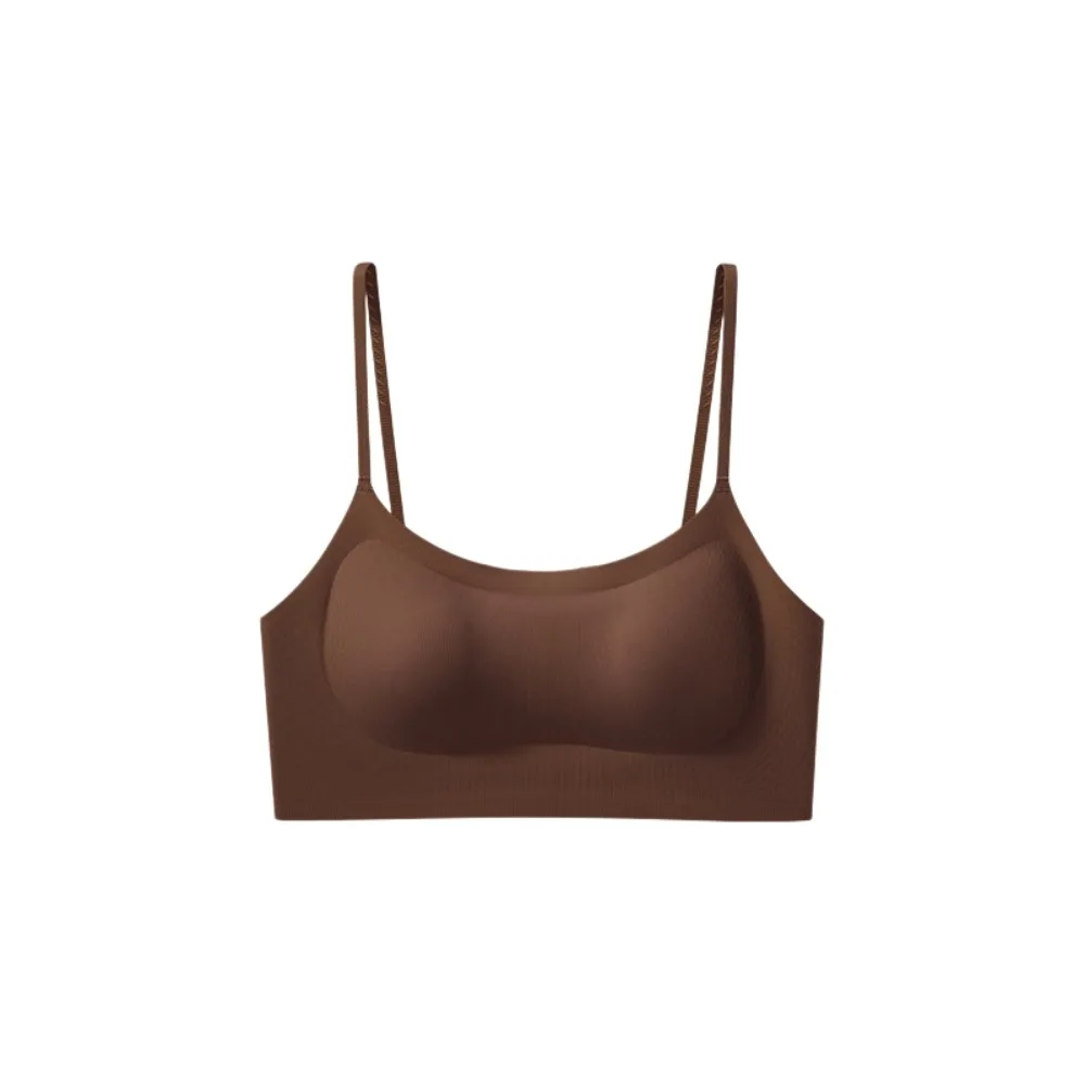 

Traceless Wireless Bra Shockproof U-shaped Beautiful Back Brassiere for Women Comfortable Gathered Breasts Push Up Underwear