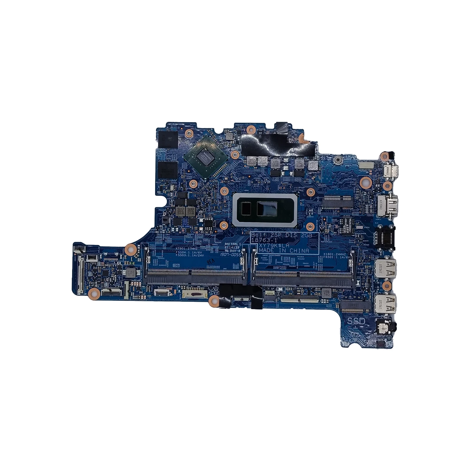 

18763-1 для DELL Inspiron 5583 5584, материнская плата для ноутбука i3-8145U i5-8265U, процессор 2 ГБ 940MX, графический процессор, материнская плата для ноутбука 0FXFXT 04CRTX