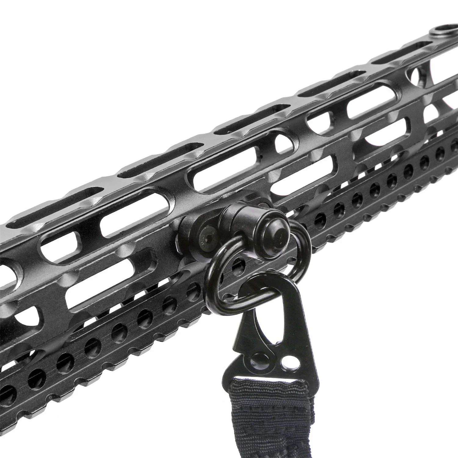 1.25” QD Sling Swivel Mount Heavy Duty Quick Detach Push Button Swivels for Two Point Sling 360°Rotatable Easy to Mount QD Sling