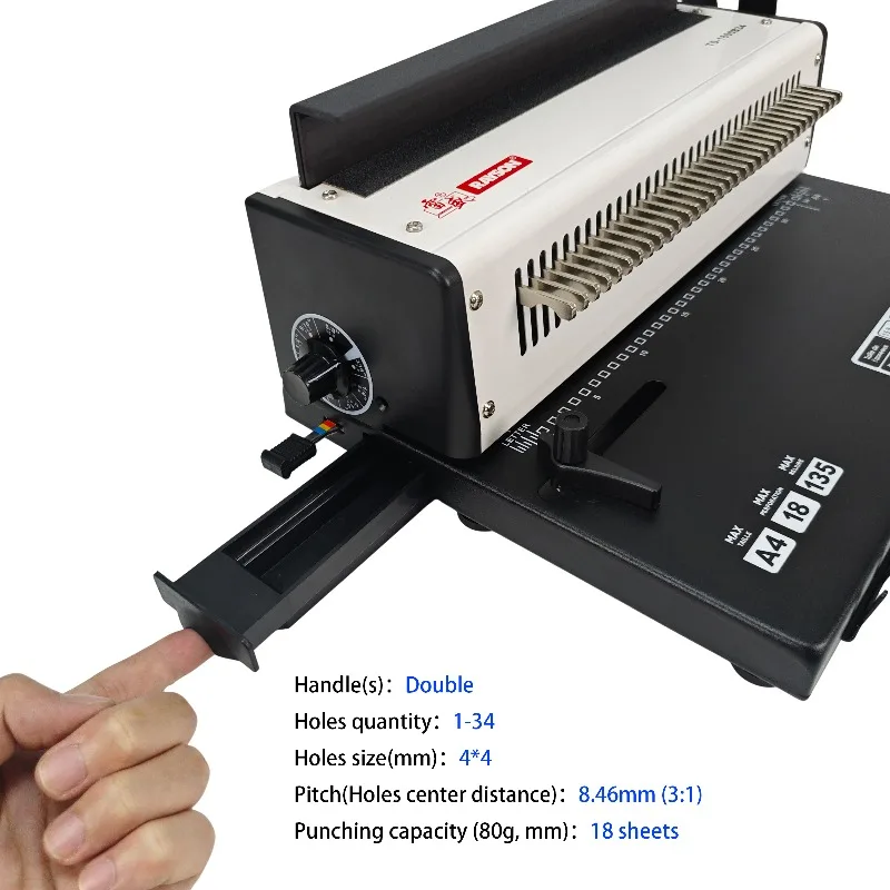 TD-1800B34 2025 New Model Wire Binding Machine 3:1