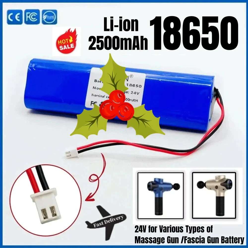 

  Новый литий-ионный аккумулятор 24 В, 2500 мАч для массажного пистолета Phoenix A1, фасциальный пистолет