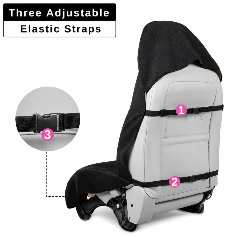 Waterproof Car Seat Cover Non Slip Sweat Absorbent Seat Protector Pad Universal Fit Front Cushion Cover for SUV Truck Interior 6