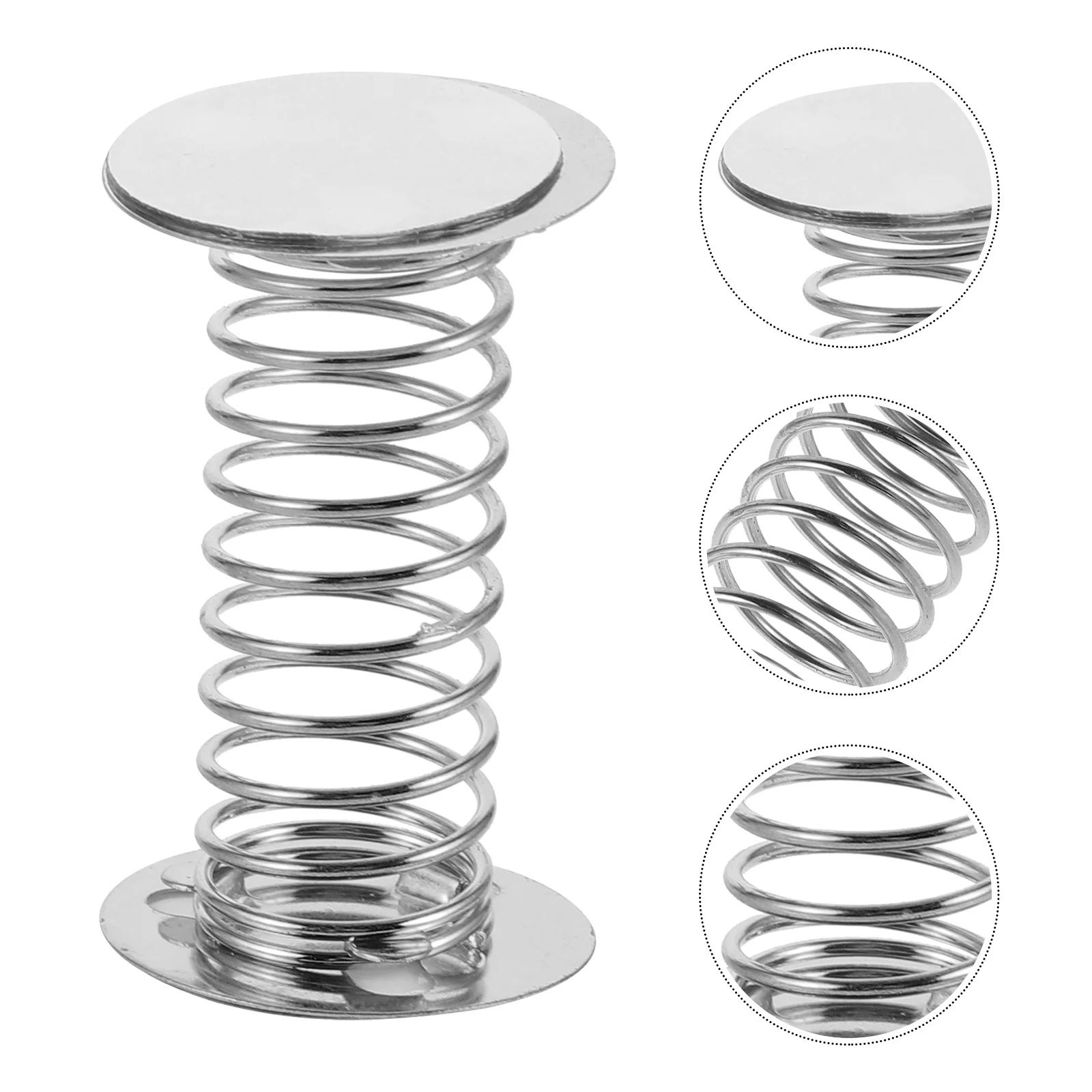 

10Pcs Spring Base for Shaking Head Decor Craft Spring Base Mount Wobble Springs DIY Crafts Accessories with Strong Hold Adhesive