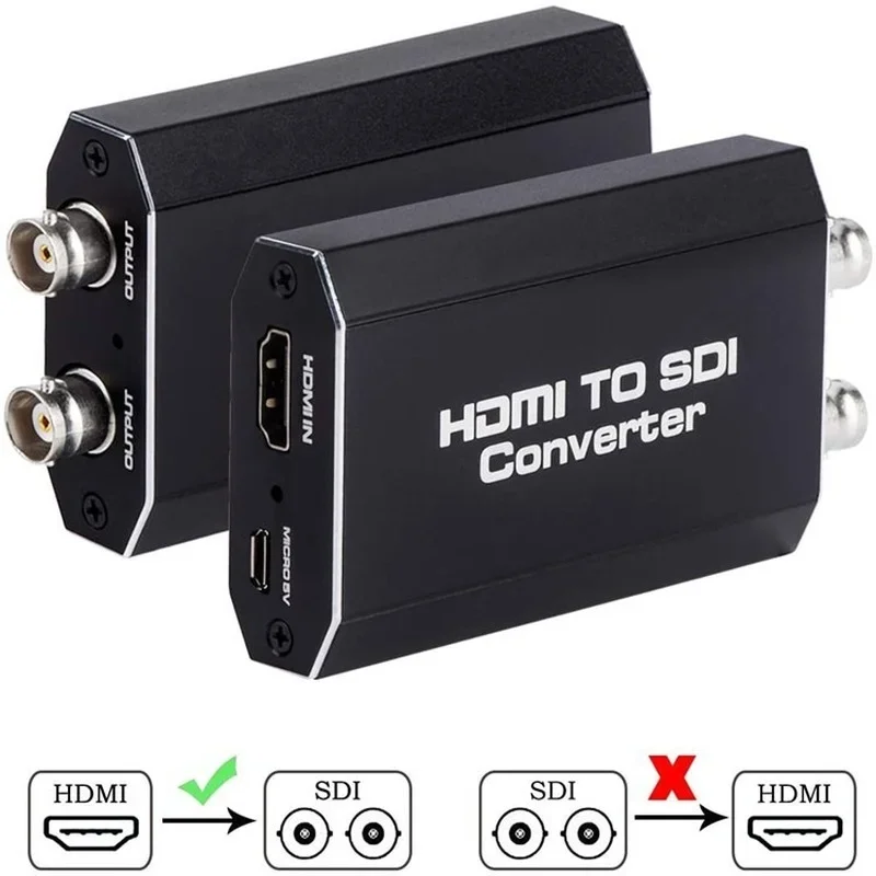 

HD к 3G-SDI/HD 1080p преобразователь HD/SDI встроенный аудио конвертер с кабелем передачи данных SDI к HD/HD к SDI