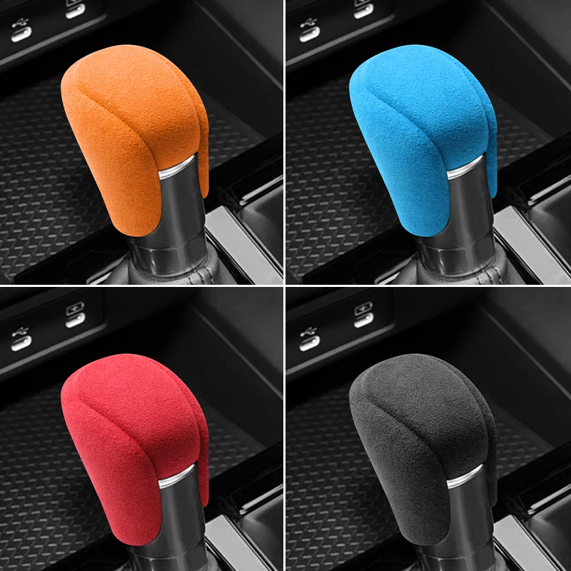 

Made of Alcantara For Honda Accord/Civic/CR-V/HR-V/ZR-V Car Gear Shift Knob Change Lever Boot Cover Interior Tuning Accessories