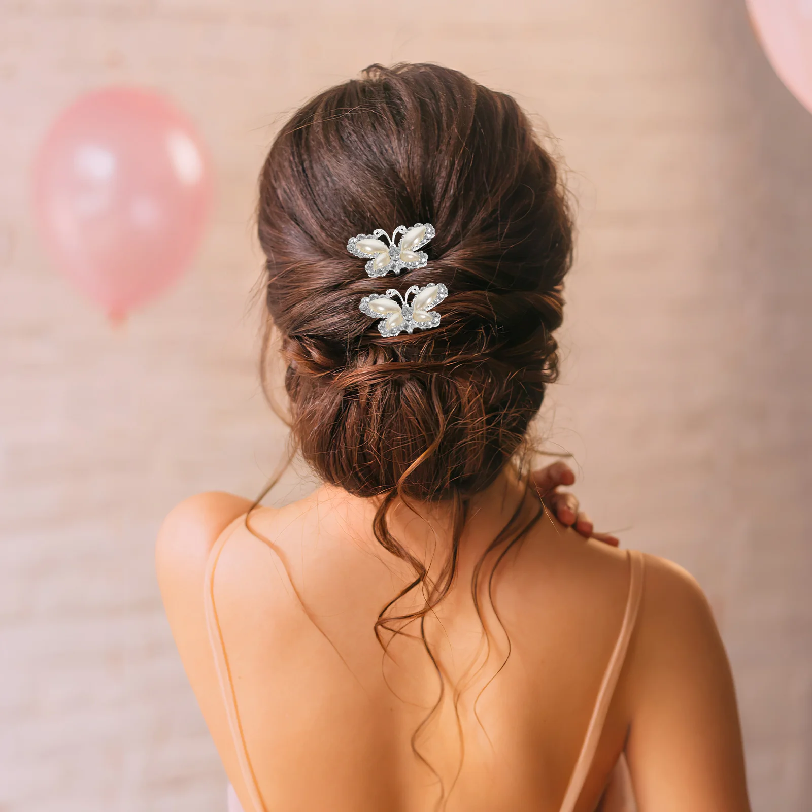 

3 Pcs Wedding Hair Accessories for Women Bridesmaid Weddings Rhinestones Side Combs
