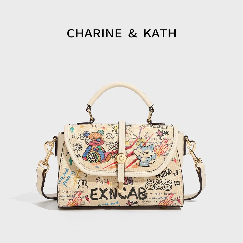 charine-kath-graffiti-box-handbag-fashion-soft-leather-shoulder-bag-contrast-color-handbag-casual-crossbody-bag-for-youth
