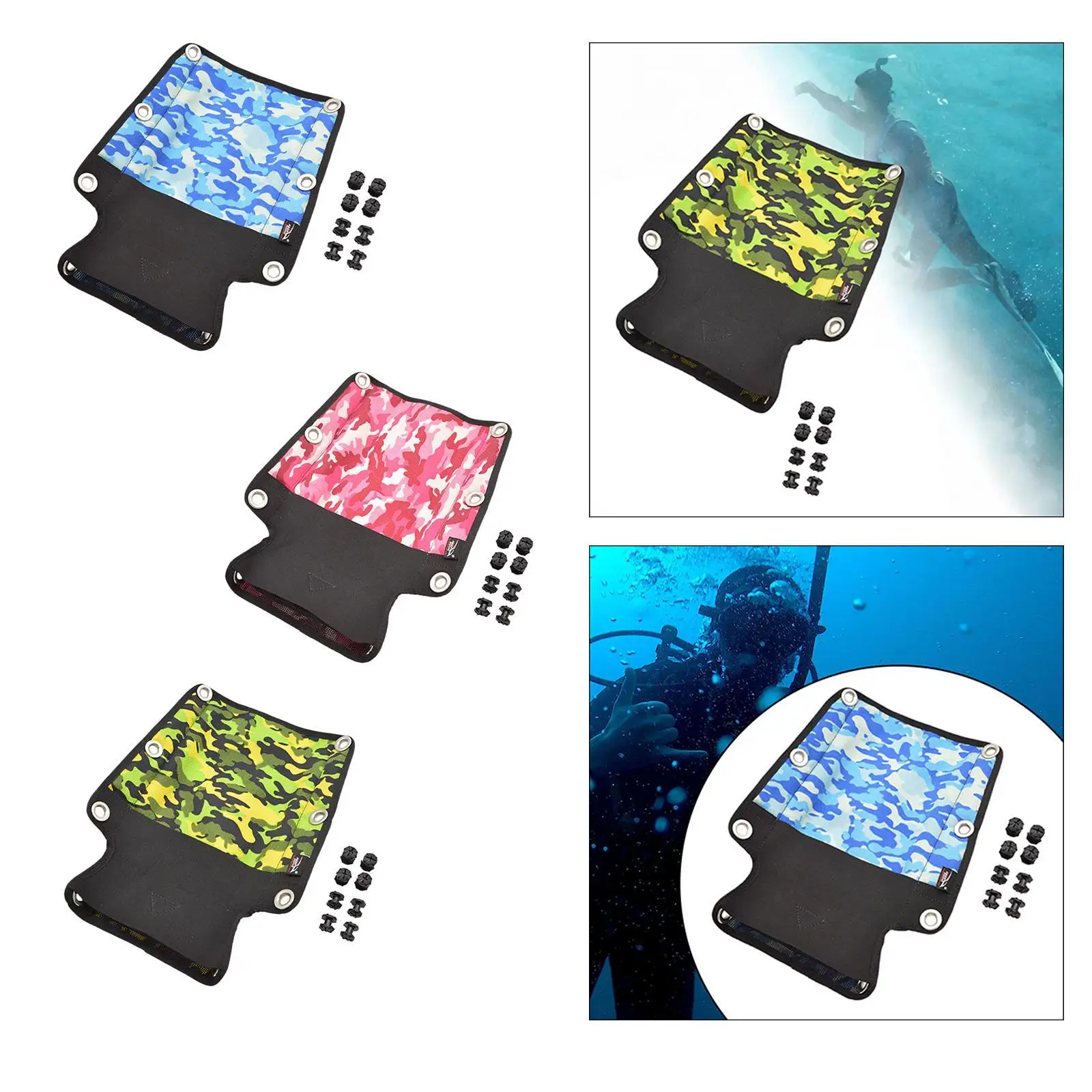 

Diving Back Support Pad with Screws for Underwater Harness Equipment