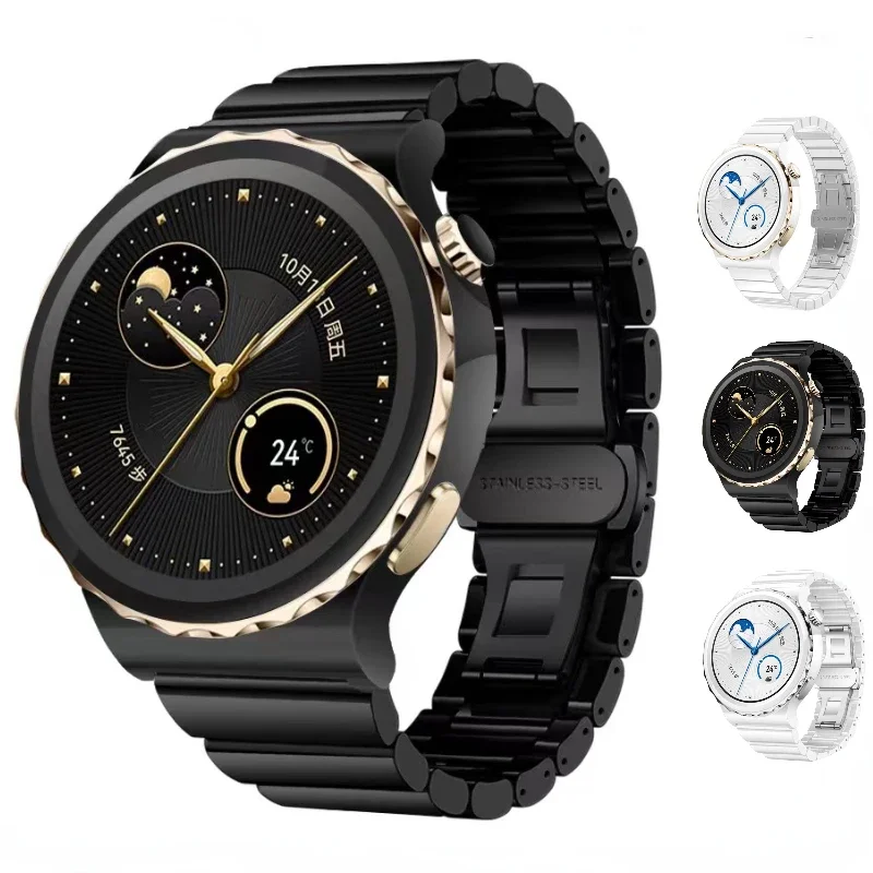 

22mm 20mm Ceramic Strap For Samsung Watch 5/4/3 Amazfit GTR/Stratos Metal Bracelet Wristband For Huawei Watch GT3 Pro 46mm/43mm