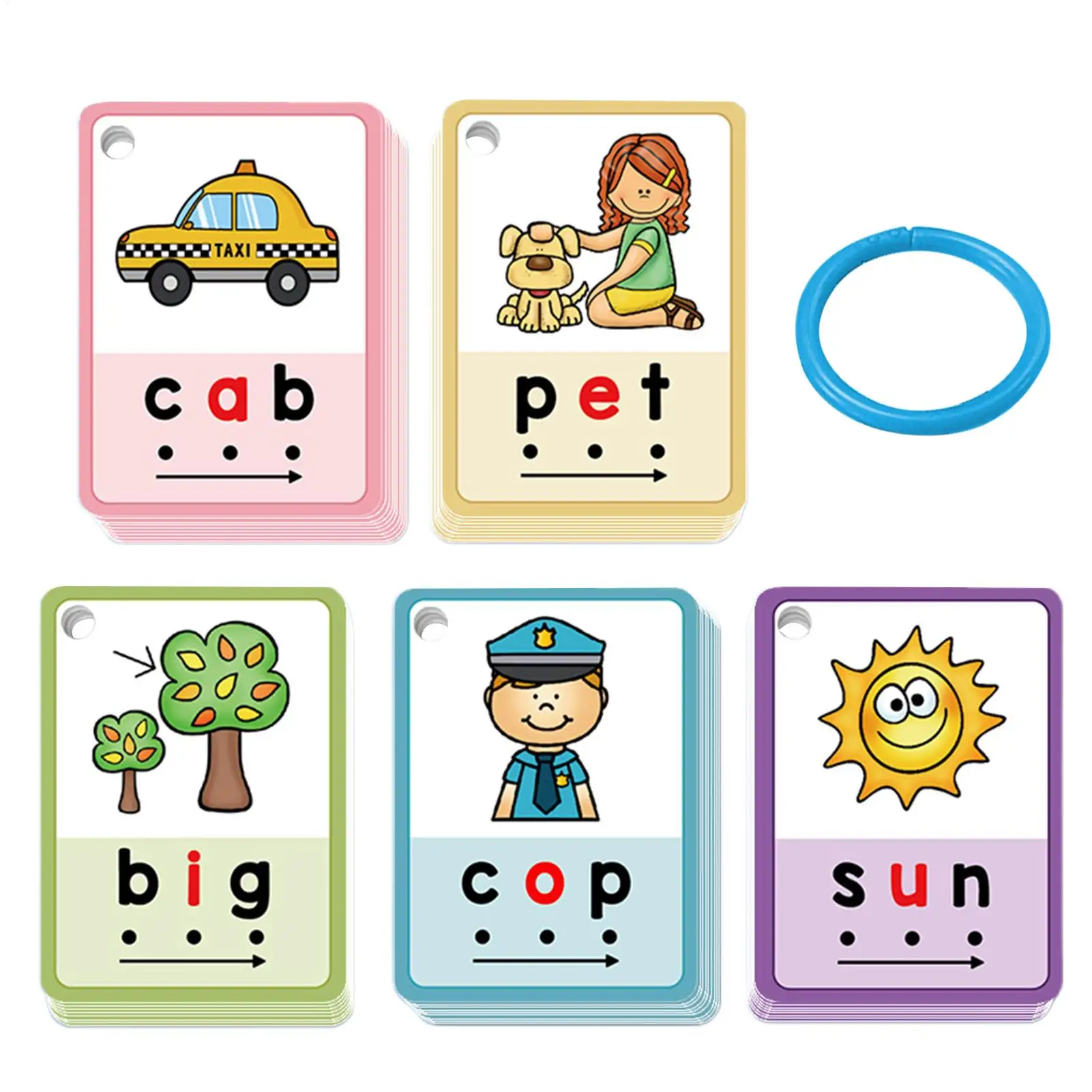 

Reading Flash Cards 70 Pieces Word Flash Cards Phonics Games Early Education Learning Puzzle For Ages 3 Girls Boys Family