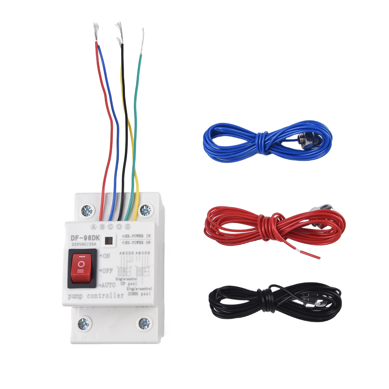 

Durable Water Level Water Pump Detection Controller Switch DF-96DK Indicator Light 220V 50Hz For Production Equipment