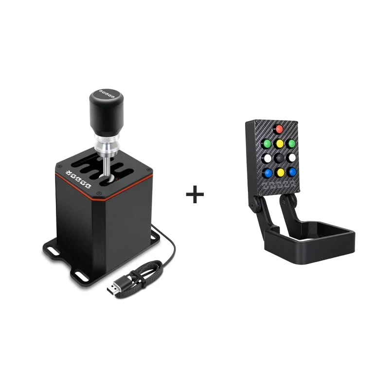 For Thrustmaster T300RS/GT For Logitech G27 G29 G25 G920 G923 PC USB ODDOR Shifter Carbon Fibre Centre Box